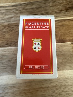 CARTE DA GIOCO MILANESI DAL NEGRO SCOPA BRISCOLA ORIGINAL PLAYING CARDS