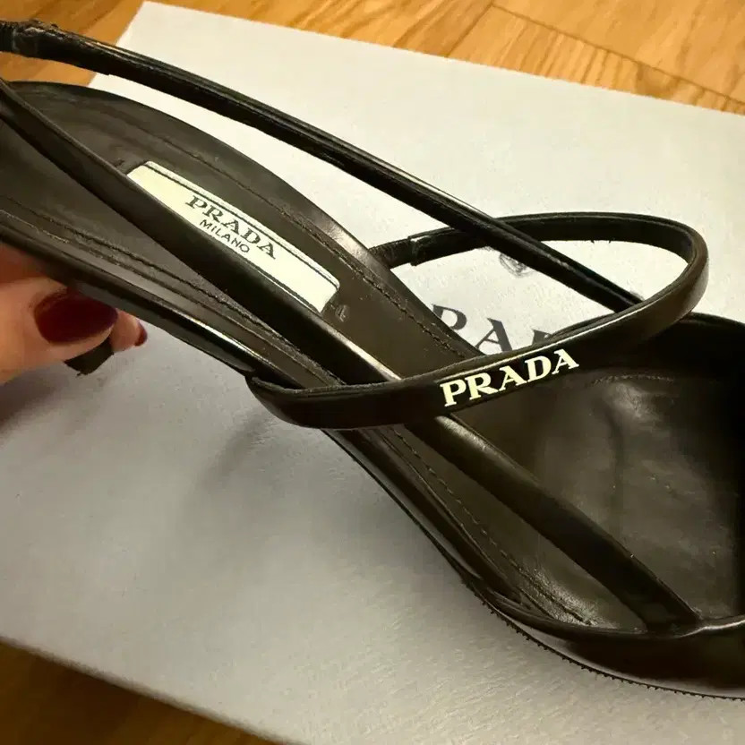 Prada Slingback Shoes Size 37 - Excellent Condition thumbnail 2