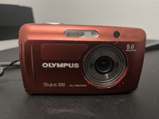 Olympus Stylus 500 Digital Camera 5.0MP with Charger Battery PLEASE READ 