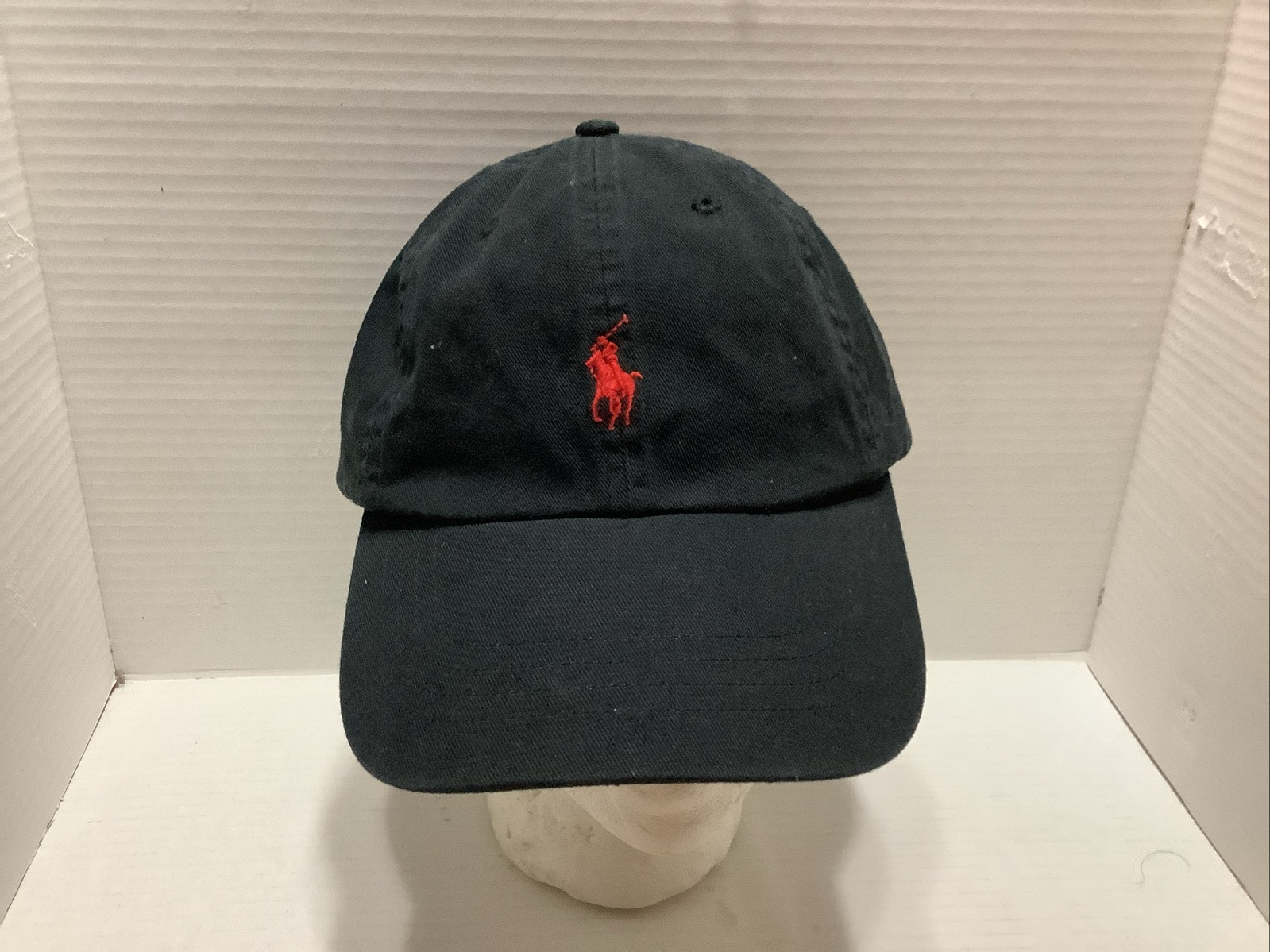 Polo Ralph Lauren Cappello Berretto Regolabile Nero Strapback Ricamato Pony Unisex