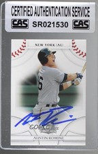CAS Certified 2008 Donruss Threads Austin Romine #51 Sealed Auto n1u