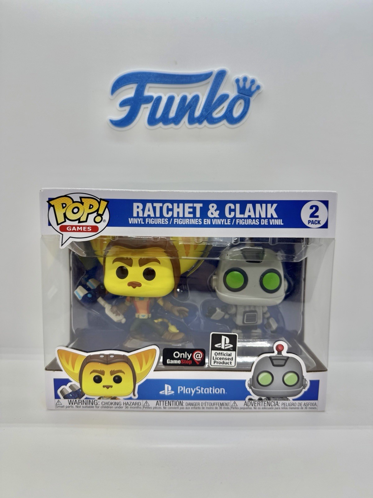 Funko Pop Ratchet & Clank duo exclusif pour décorer votre bureau de joueur