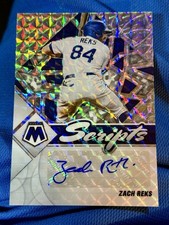 2022 Panini Mosaic - Scripts Zach Reks #SC-ZR Mosaic Prizm (AU, RC)