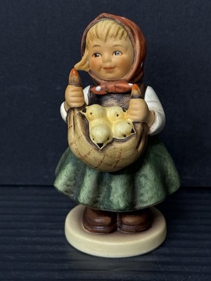 Goebel Hummel Chicken Licken 385 4/0 Mint No Crazing! Free Professional Shipping