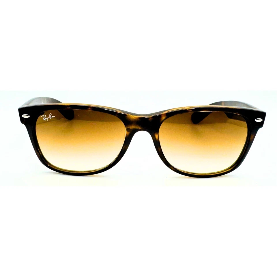*NUEVO* Lente Ray-Ban RB2132 New Wayfarer, Light Havana, marrón claro degradado Foto 4 de 4