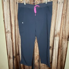 Figs Kade Scrub Pants T21004 Size XL Blue Technical Collection