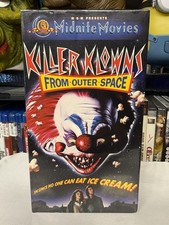 Killer Klowns From Outer Space   MGM VHS Tape OOP FACTORY SEALED W/Watermarks