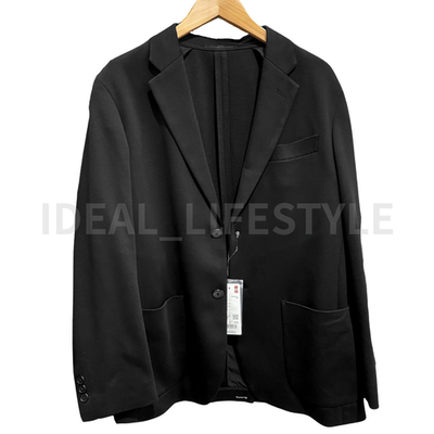 UNIQLO Comfort Jacket S-4XL Dark Gray/Black/Navy Stretch Jersey