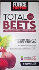 Force Factor Total Beets Powerful Circulatory Support Healthy Blood Pressure