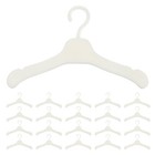  100 Pcs Clothes Hangers Plastic Kids Creative Crafts Holder Mini Clothing Rack