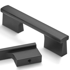10 Pack Matte Black Cabinet Pulls 3 Inch Hole Centers Kitchen Cabinet Handles...