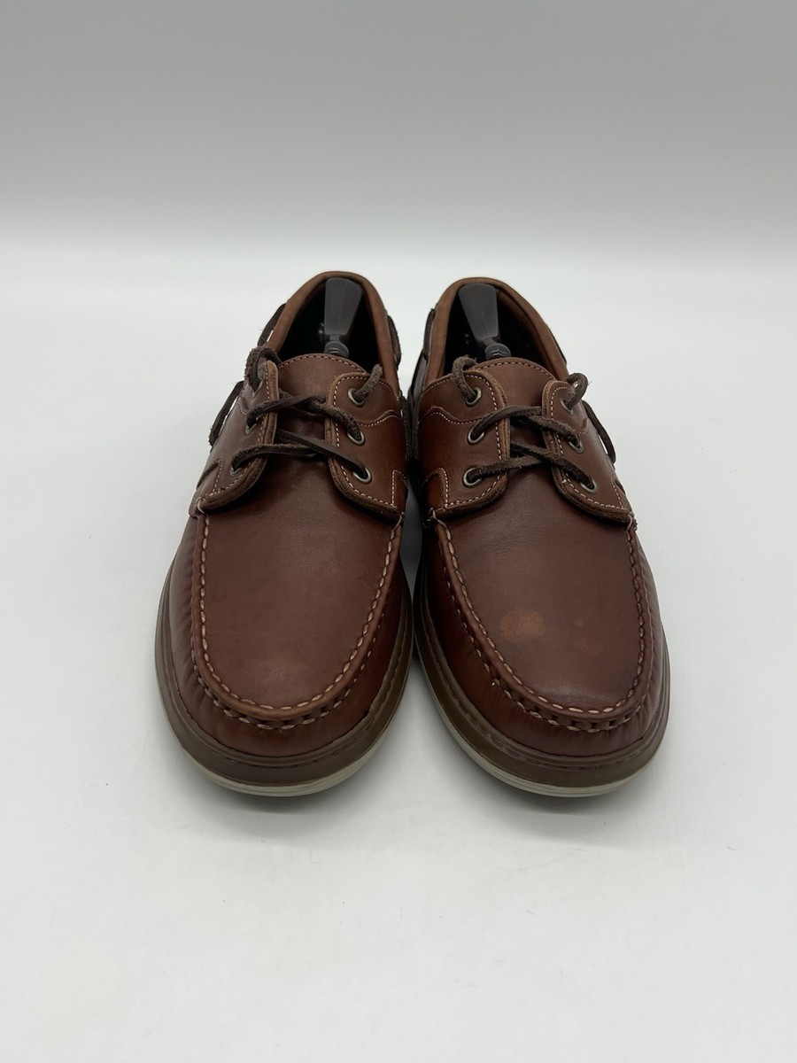 Allen Edmonds Black/Brown Leather Boat Shoes Men\'s Size 13 Allen Edmonds Key Largo Boat Shoes Mens Size 12 B Brown  main image 2