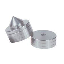 4pcs Stainless Steel HIFI Speaker Turntable Isolation Feet Adjustable Stand Pad