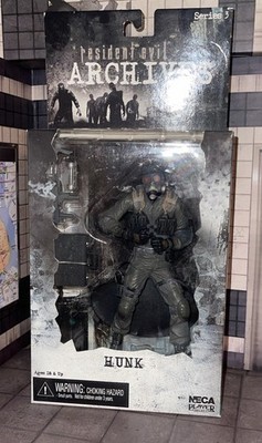 NECA Player Select Resident Evil Archives Series 3 Hunk PVC Figure NIB