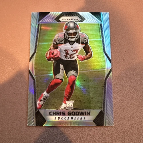 2017 PANINI PRIZM CHRIS GODWIN RC SILVER PRIZM REFRACTOR BUCCANEERS #243