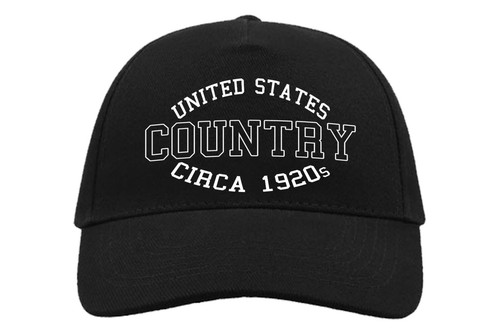 Country Music Baseball Cap Gift Origin 