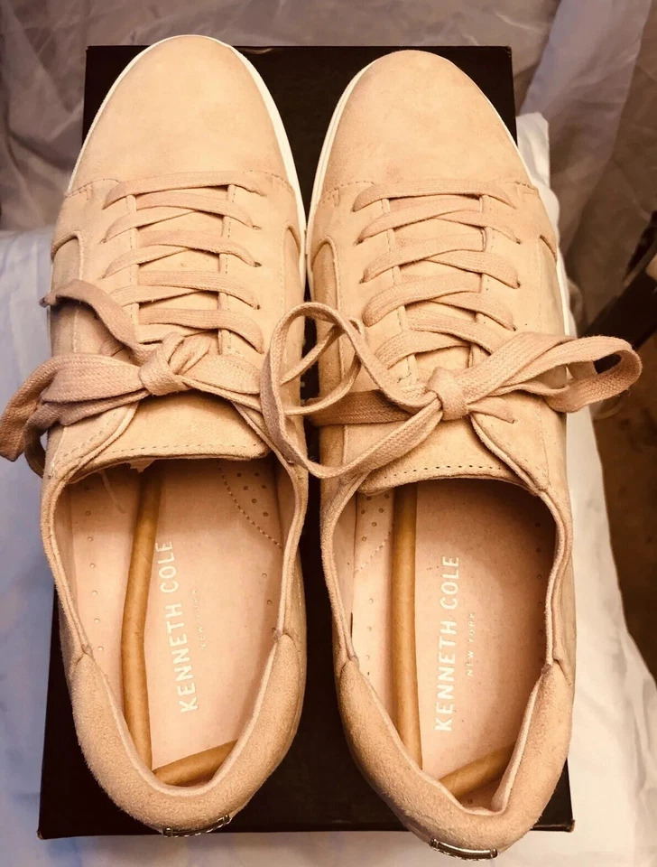 ZAPATILLAS KENNETH COLE NEW YORK KAM GAMUZA ROSA MUJER’S TALLA 10M Foto 3 de 4