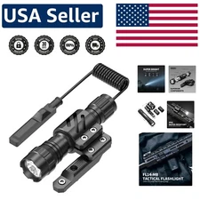 1200 Lumen Tactical Flashlight with Pressure Switch & M Lock Mount - Waterproof