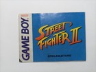 Street Fighter II / 2 Nintendo GameBoy Classic nur Spielanleitung Booklet #941