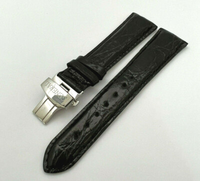 GENERAL Uhrenarmband Crocodile Echtleder 21mm Armband