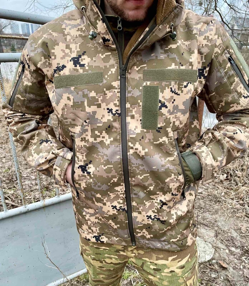 Ukrainian SoftShell Jacket Tactical Military Combat Camouflage