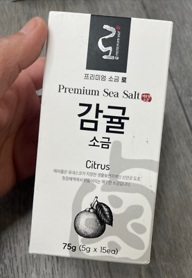 [Haeyeareum] Premium Citrus Sea Salt Pkt 75g (2.65 oz) 5gx15 each BB 3/27 d29