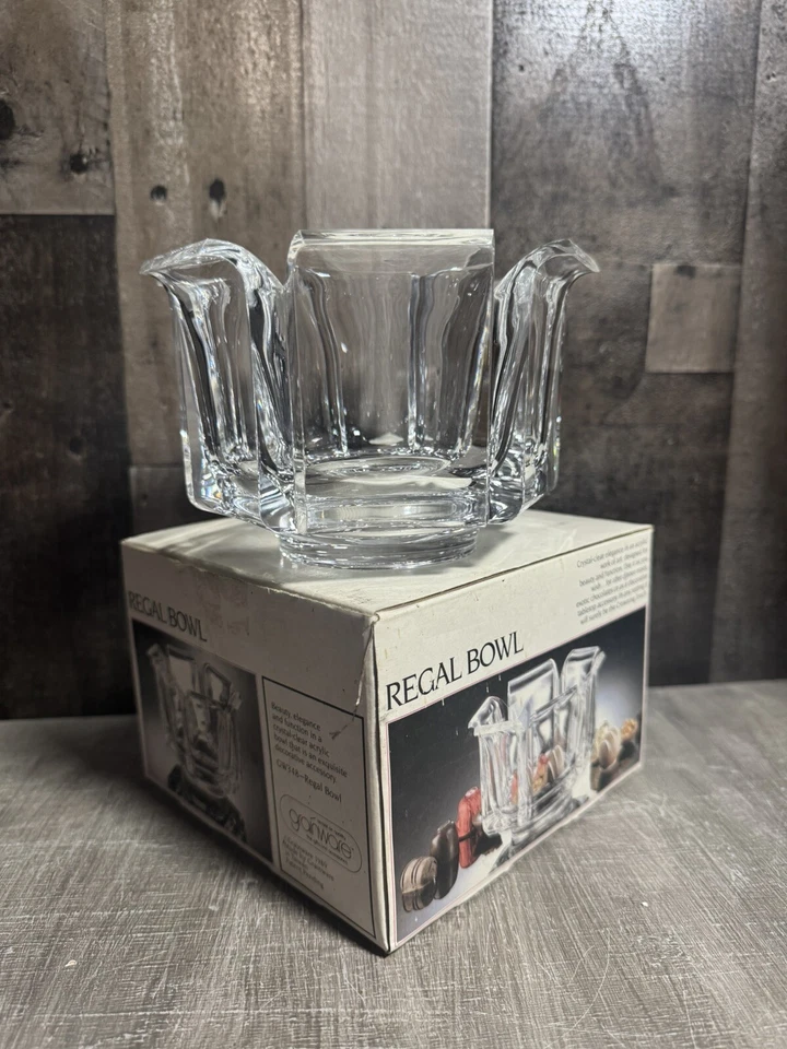 Brand New! Vintage Grainware Regal Bowl 5.75” Acrylic Lucite Candy Serving - Image 3 of 4