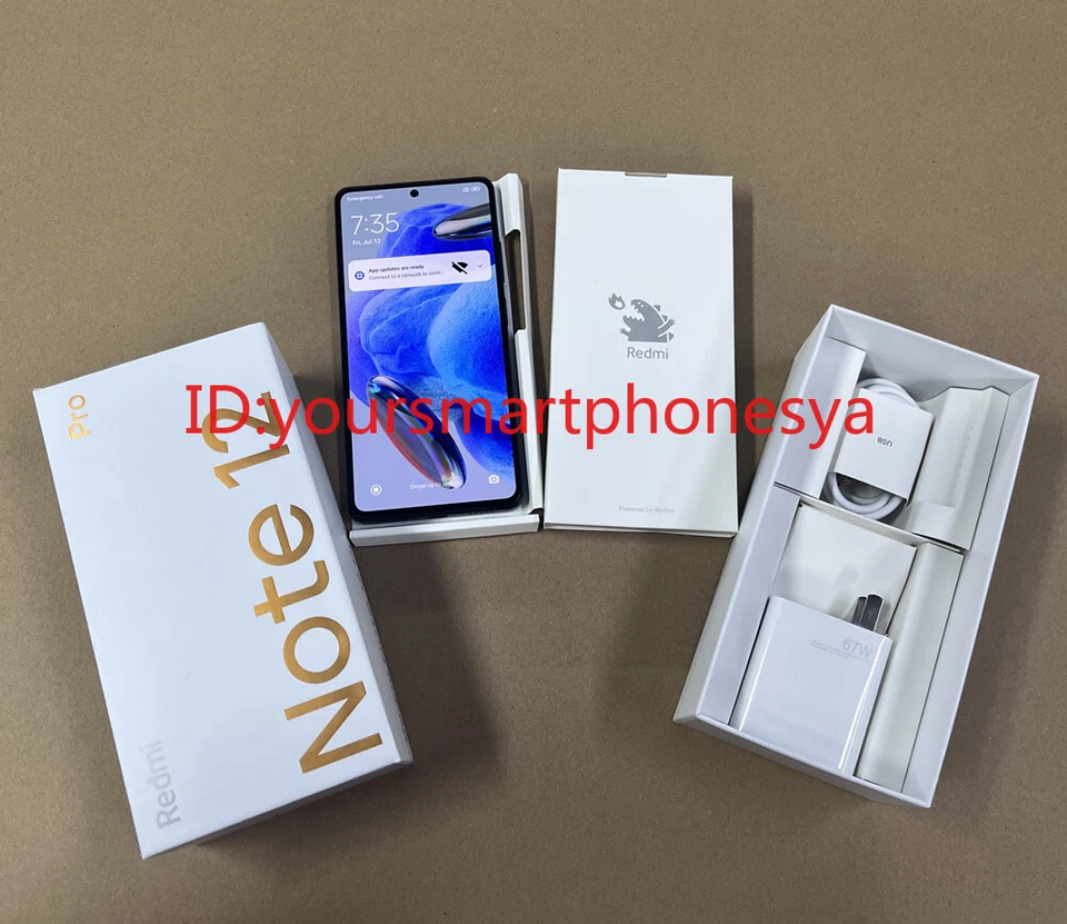 Xiaomi Redmi Note 12 Pro 5G 128/256GB Unlocked 1080 Octa Core 120Hz 67W Charging