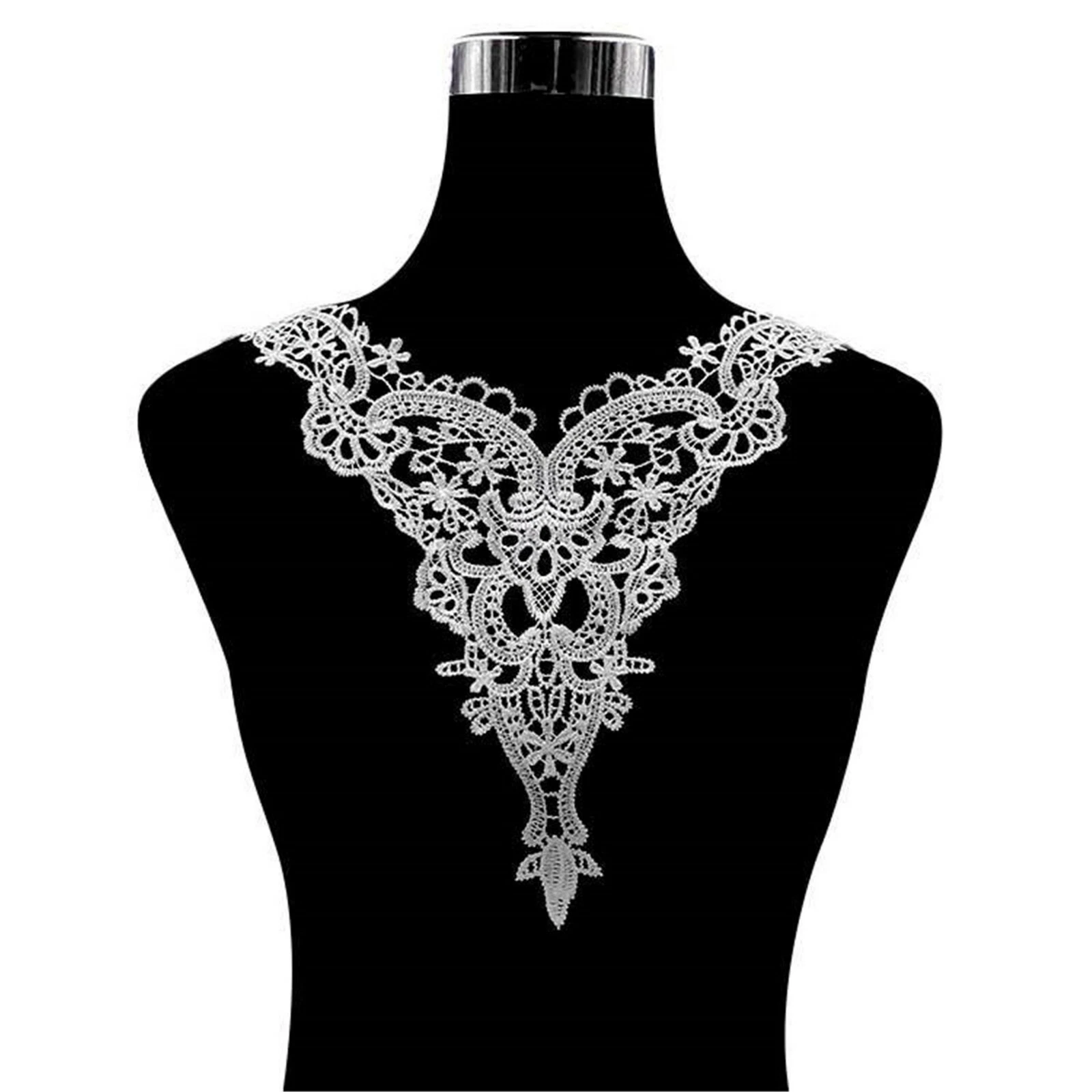 OFF WHITE Abito da ballo da sera abito da ballo ricamo ricamo finitura fiore