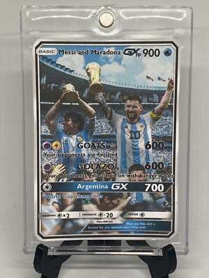 messi pokemon card Lionel Messi Pokmon Card Argentina