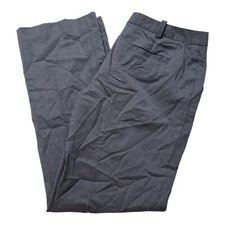 Tory Burch Wool Blend Dress Pants Women's 2 Gray Mid Rise Boot Cut Stretch 