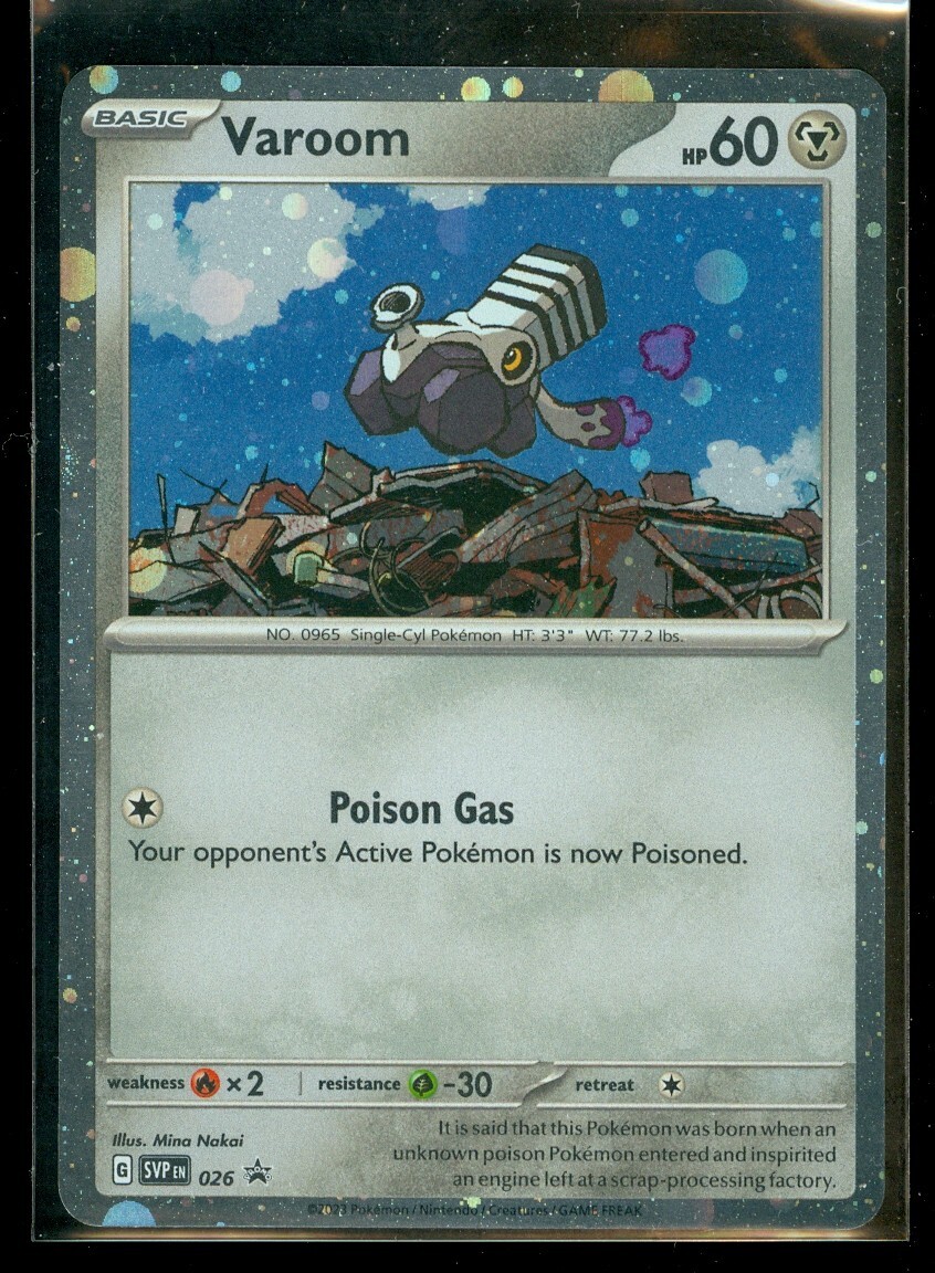 Pokemon VAROOM SVP 026 Paldea Evolved - COSMOS HOLO PROMO - - MINT