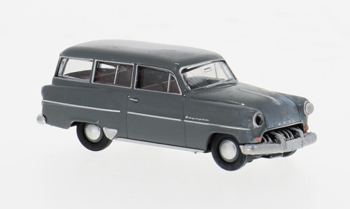Brekina 1:87 H0 Nr. 20243 Opel Olympia Caravan Dunkelgrau 1954 Ovp Neu 2025-image