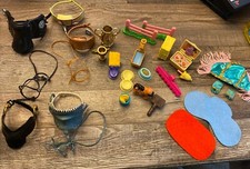 Toy Horse Accessory Lot Saddles, Jumping Gates  More 29  Pieces Breyer Empire