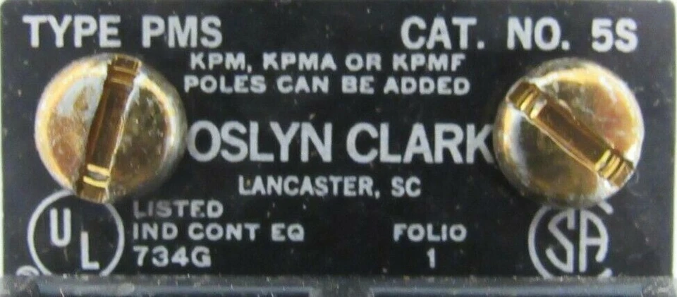 NEW JOSLYN CLARK 5SRR-26 SLIM JIM RELAY TB-139-2 5SRR26 - Image 4 of 4