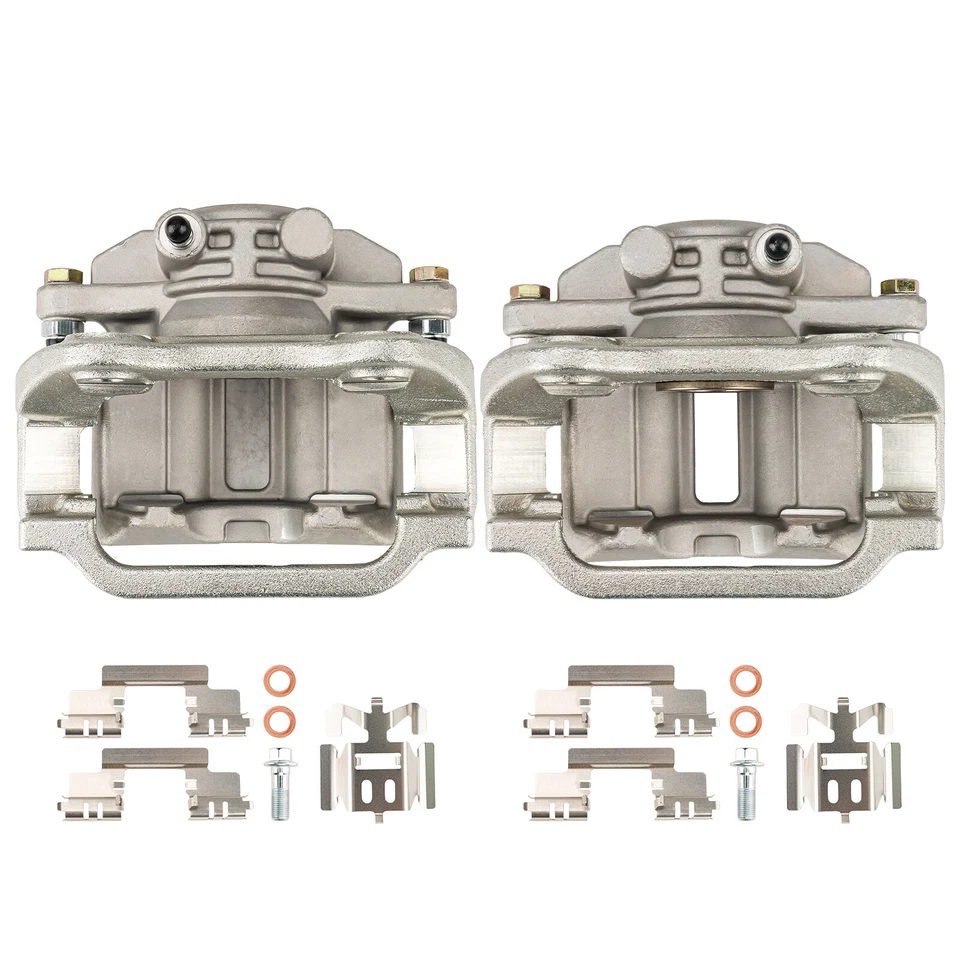 2x Pinzas de freno traseras con soporte para Chevy Silverado 1500 Sierra 1500 Cadillac Foto 4 de 4