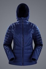 Mountain Warehouse Ultra Impact Women's Goose Down Jacket Blue Uk 10 New