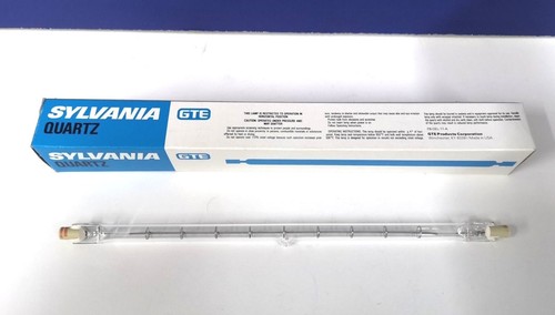 10" 1200T3Q/CL/SS 277V RSC 1200W T3 Glühbirne Lampe Quarz Doppelende 58881 NEU - Bild 2 von 2