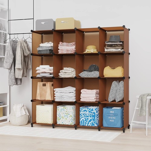Stylish 16-Cube Organizer with Sturdy Metal Frame - Easy Assembly Included - Picture 9 of 9