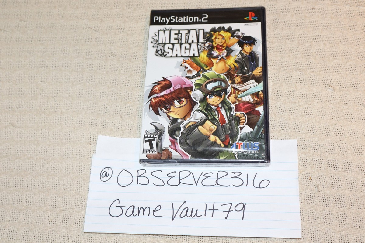 Metal Saga (Sony PlayStation 2, 2006) PS2 NEW SEALED 730865530182