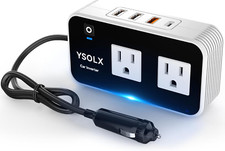 Inversor De Corriente Para Automovil De 200W Adaptador De Enchufe Para Automovil