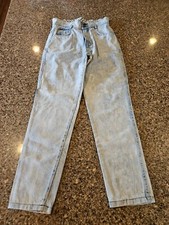 VintageGap Ferrat Jeans Acid Wash Womens 11 Blue High Waisted Made in USA READ!