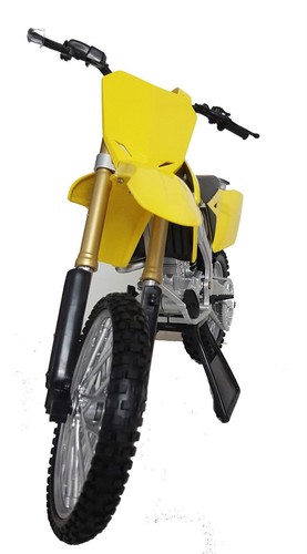 Newray SUZUKI RMZ 450 1:6 Die-Cast Motocross MX Toy Model Bike YELLOW - Picture 2 of 4