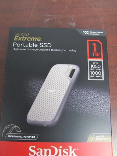 SanDisk 1TB Extreme Portable SSD NEW Factory Sealed Retail Box