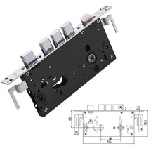 Hooply Lock - Multi Point Locking, Sash Lock Case, Euro Cylinder, Hongli Locks