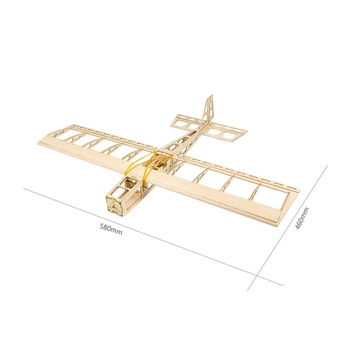 Dancing Hobby R03 STICK-06 Airplane 580mm Wingspan Balsa Wood G4Y2 - Picture 4 of 9