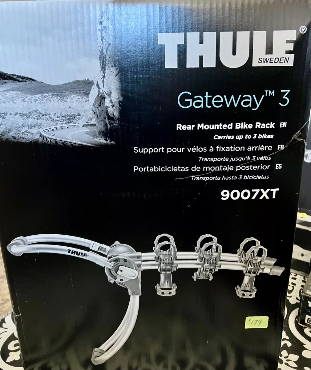 Thule Gateway Pro 3 Car Trunk Rack 3 Bike Bicycle Made in USA eBay