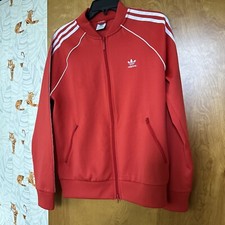 Adidas Classics Track Jacket Red Sz S/M
