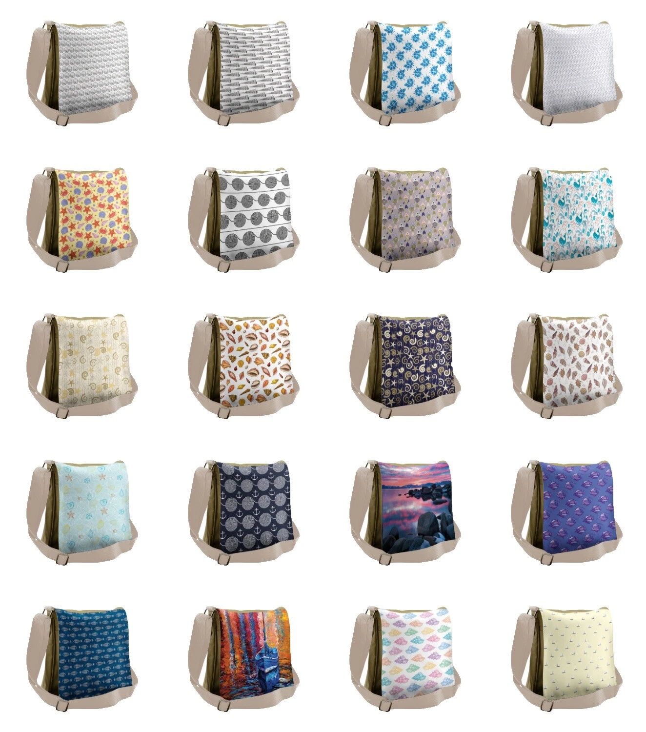 Bolsas Multicolor Poliéster para hombres