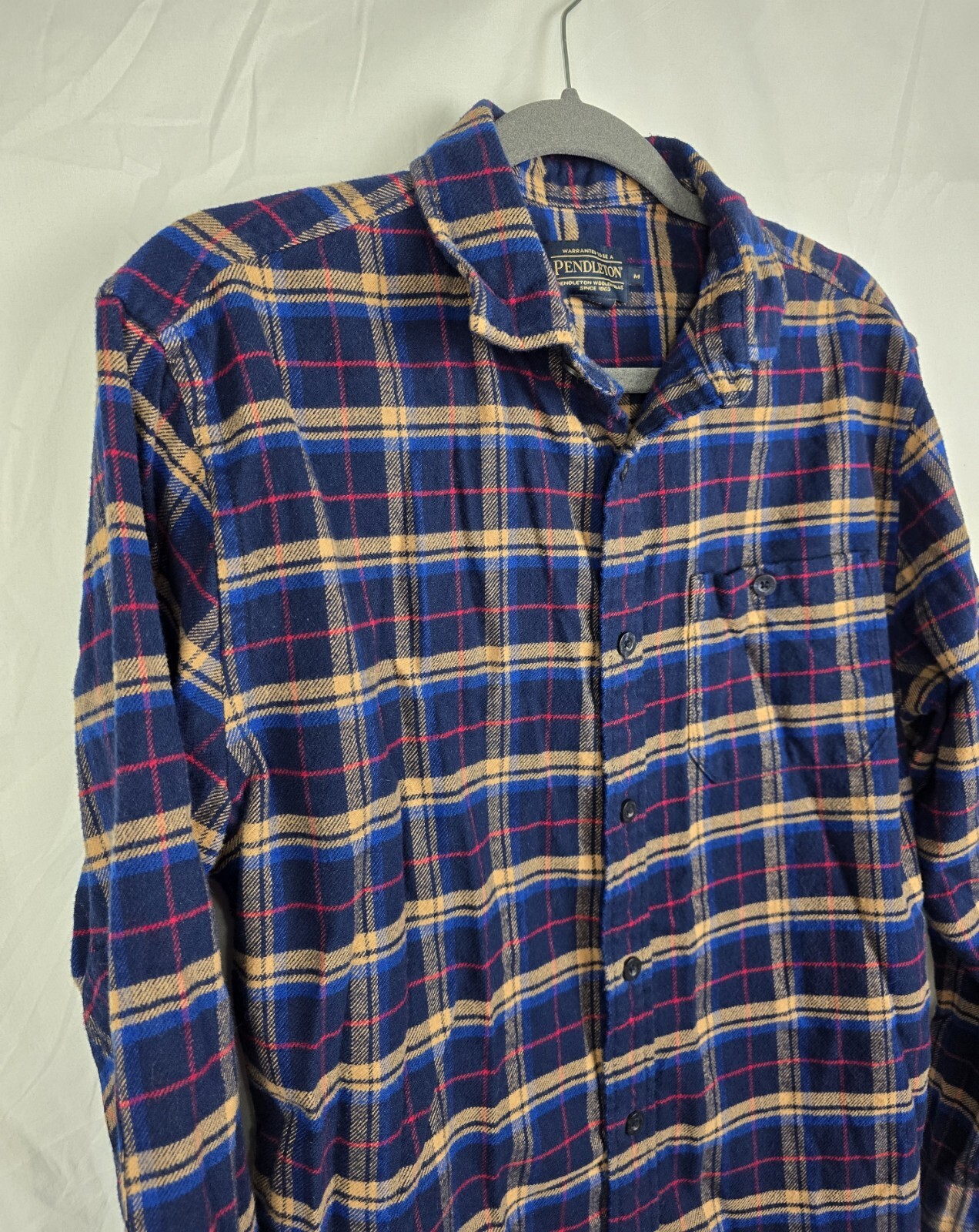 Pendleton Plaid Flannel Elbow Patch Lightweight L… - image 3